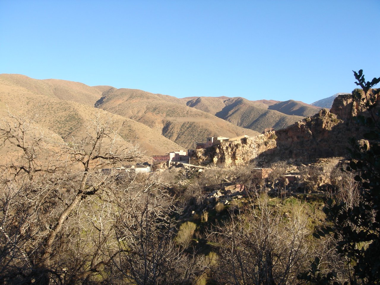 Berber village in the mountain