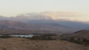 LallaTakerkoust barrage with High Atlas in the background